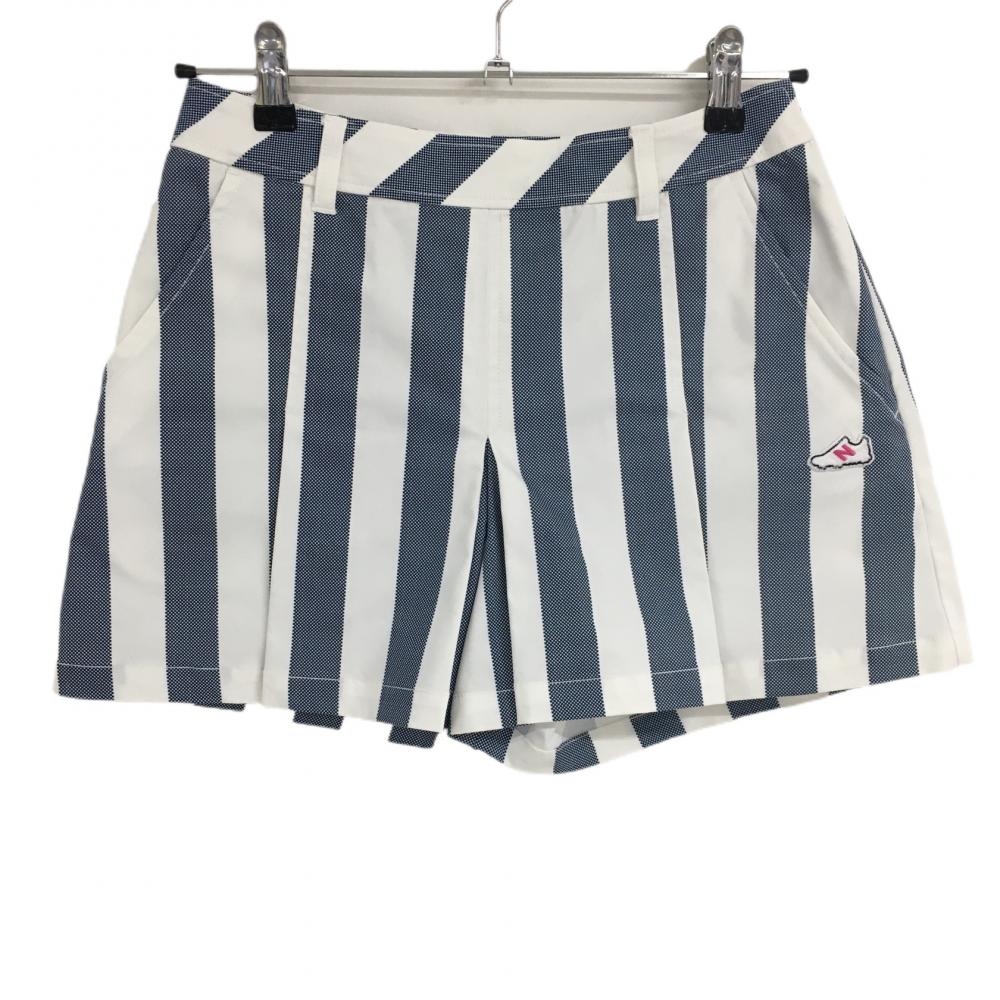 新品未使用 ニューバランスゴルフ キュロット スカート ホワイト サイズ2 ニューバランス ゴルフスカート レディース ニューバランス スカート