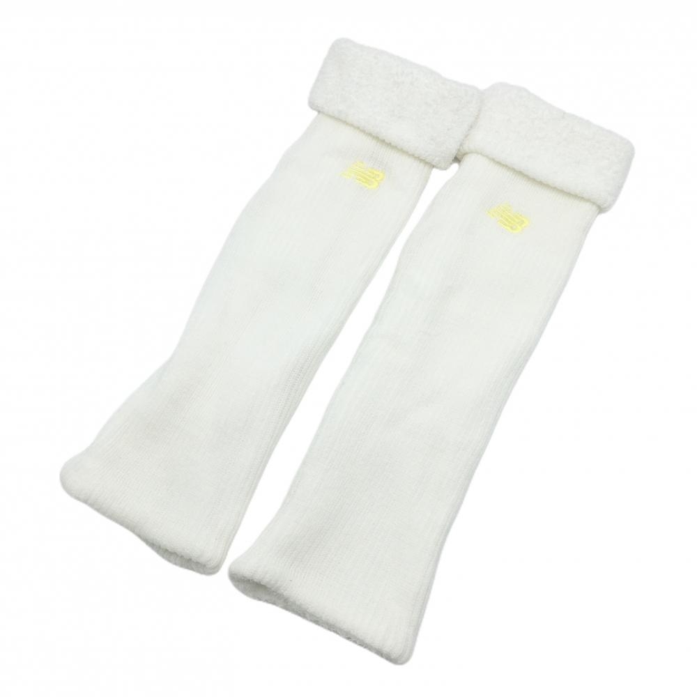 【美品】ニューバランスゴルフ リバーシブルニットレッグウォーマー 白   レディース FR ゴルフウェア 2023年モデル New Balance