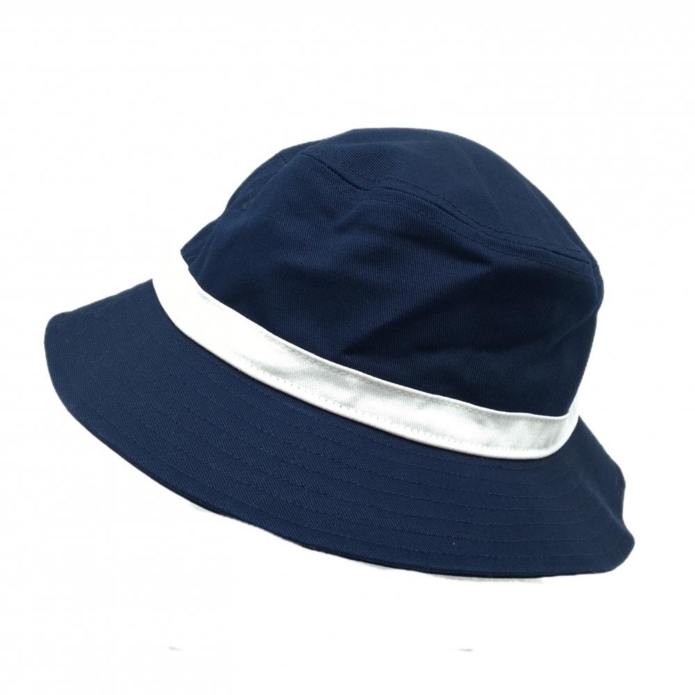 超美品】アディダス×クラブハウス バケットハット ネイビー×白 綿100