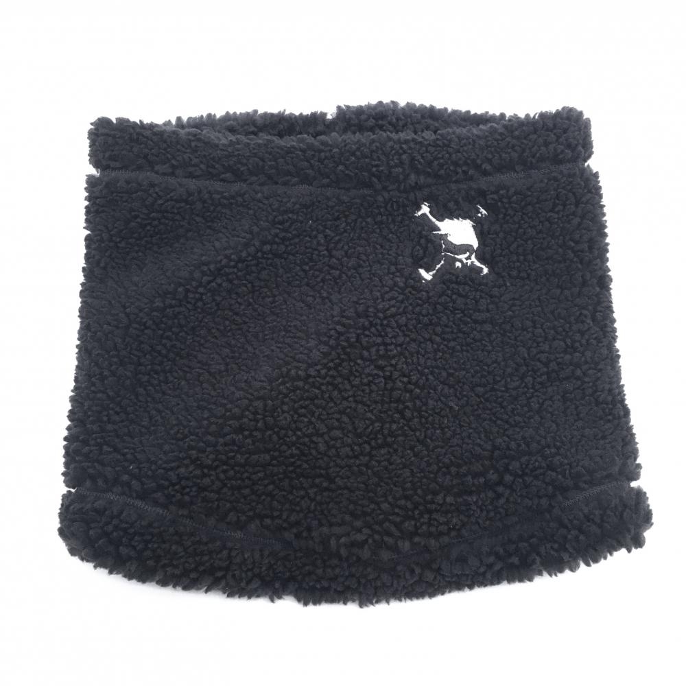 【新品】オークリー ネックウォーマー ダークグレー ボア ロゴ白   ゴルフウェア Oakley