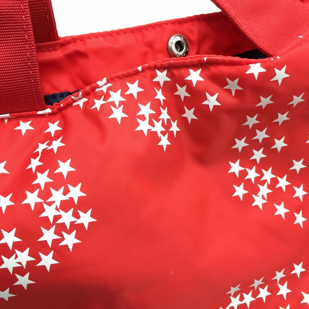 キャロウェイ カートバッグ レッド×白×ネイビー 星 内側ポケット