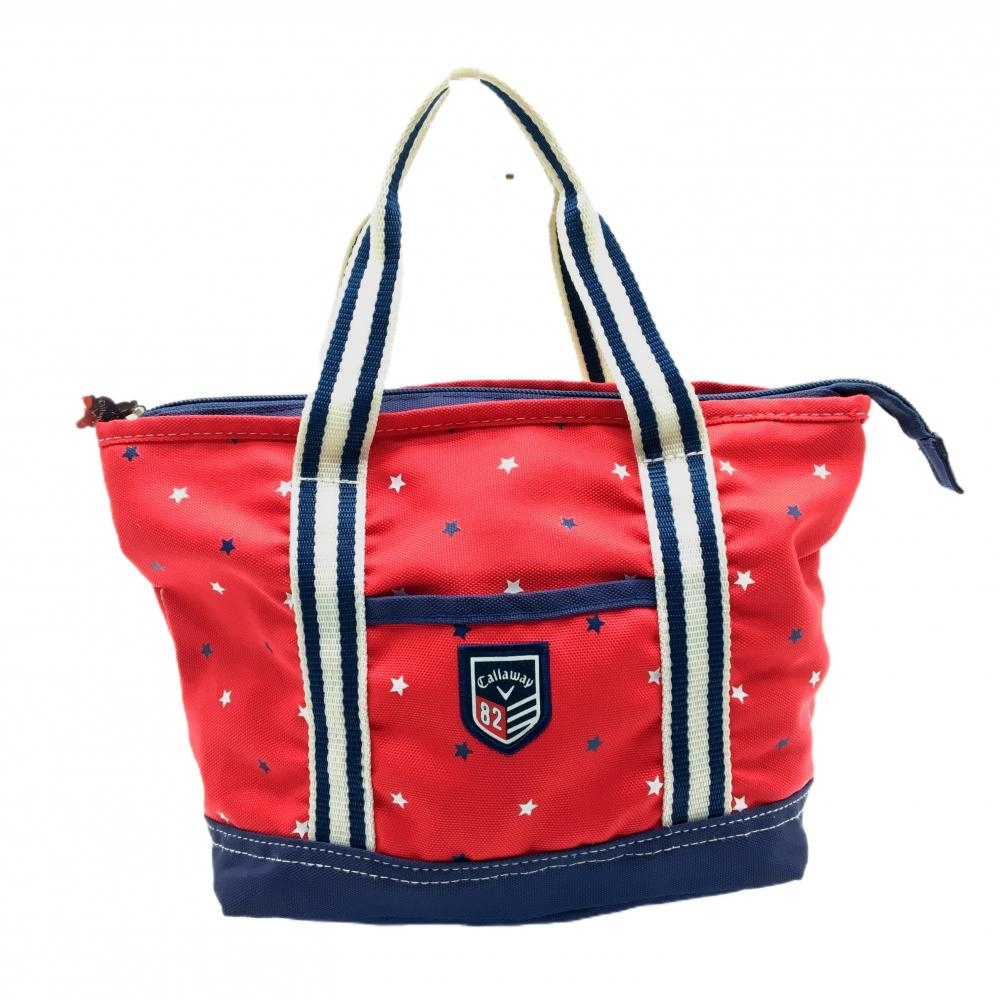 キャロウェイ カートバッグ レッド×ネイビー 星柄ゴルフ Callaway