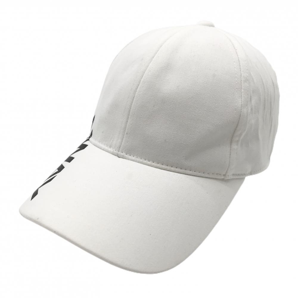 キャロウェイ キャップ 白×黒 ロゴプリント FR  ゴルフウェア Callaway