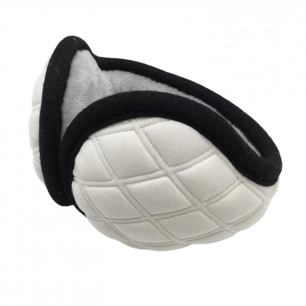 【超美品】キャロウェイ イヤーマフ 白×黒 内側ボア 耳当て  ゴルフウェア Callaway