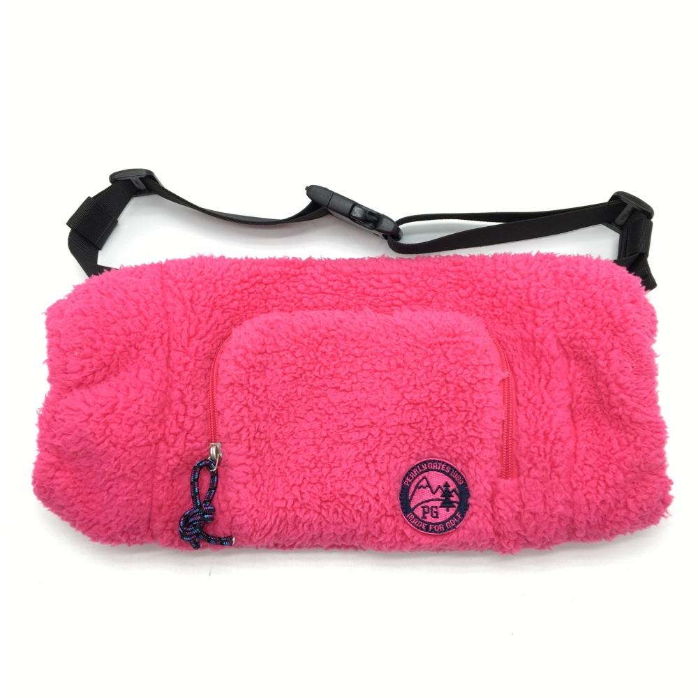 ジャックバニー ハンドウォーマー ピンク ボア   ゴルフウェア Jack Bunny