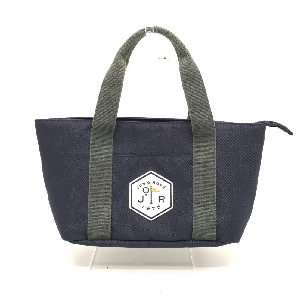 ジュンアンドロペ カートバッグ ネイビー×カーキ ゴルフ JUN＆ROPE
