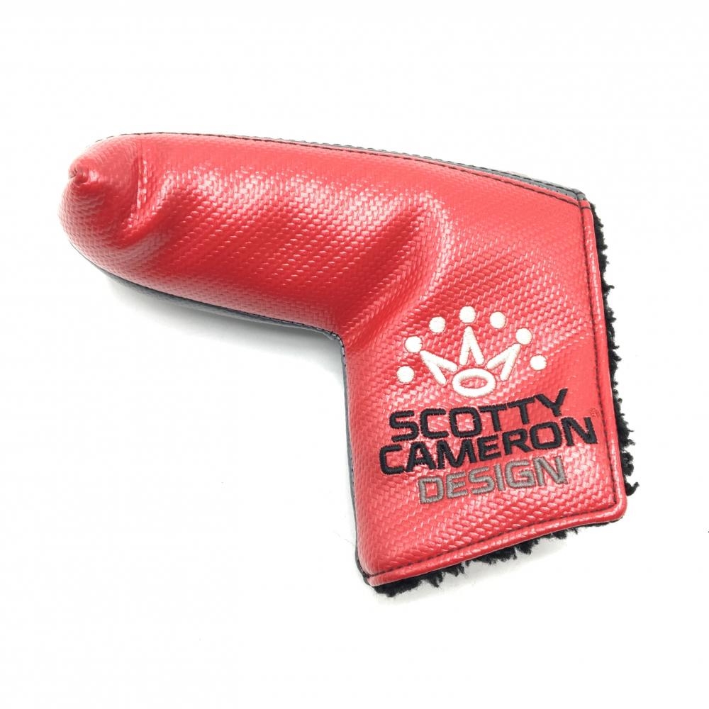 スコッティキャメロン×タイトリスト パターカバー グレー×レッド ピン型 MILLED PUTTERSゴルフ Scotty Cameron