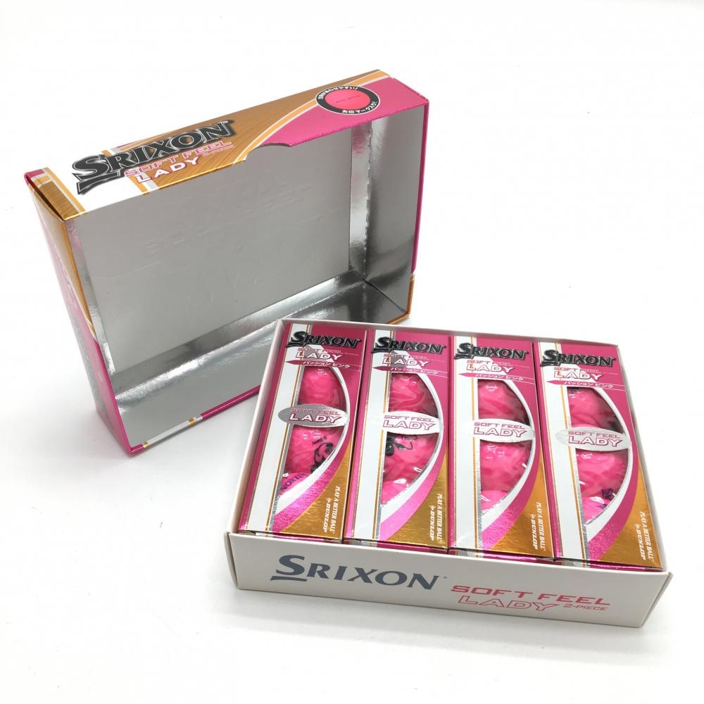 【新品】スリクソン×Disney ゴルフボール ピンク SOFT FEEL 1ダース 12球 ミニーマウスゴルフ SRIXON