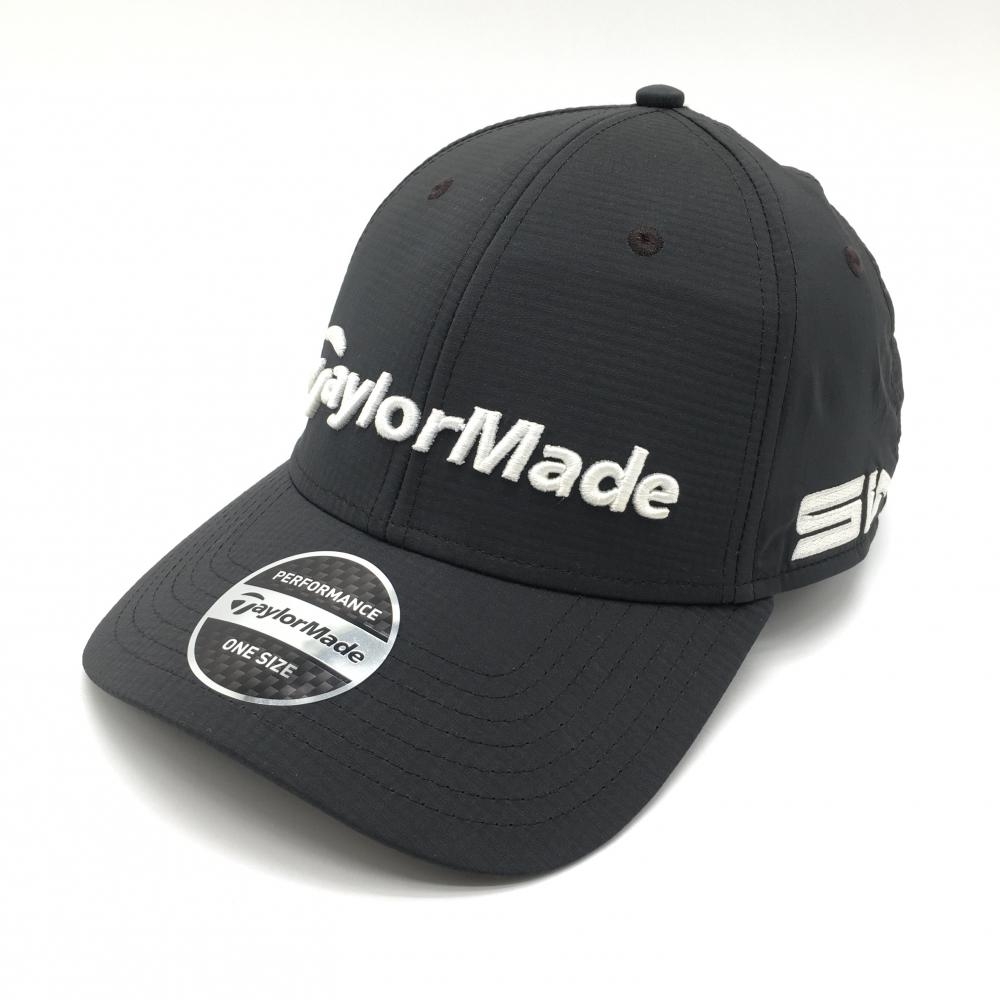 【超美品】テーラーメイド キャップ ダークネイビー×白 立体ロゴ刺しゅう F(57～59cm)  ゴルフウェア TaylorMade