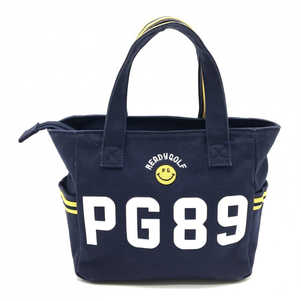 パーリーゲイツ カートバッグ ネイビー 内外ポケット ニコちゃん スマイル ゴルフ PEARLY GATES