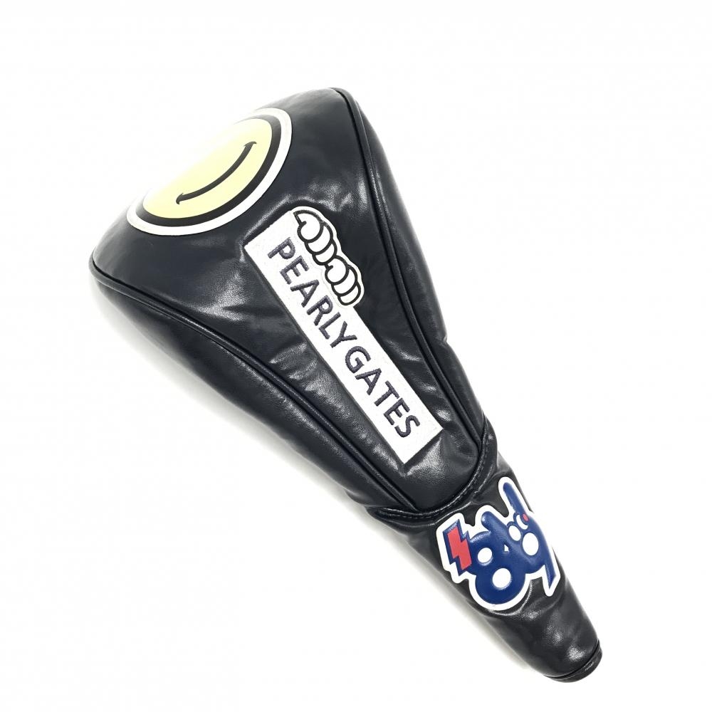 パーリーゲイツ ヘッドカバー(DR) ネイビー×白 どうしちゃったPGゴルフ PEARLY GATES