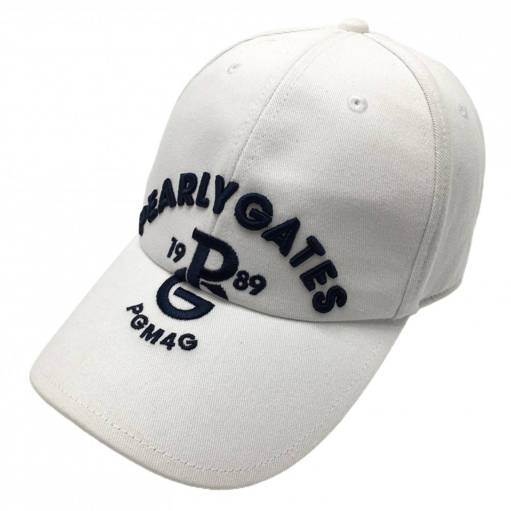 【新品未使用】PEARLY GATES キャップ 89 ホワイト PEARLY GATES キャップ ホワイト 89 PEARLY GATES キャップ ホワイト