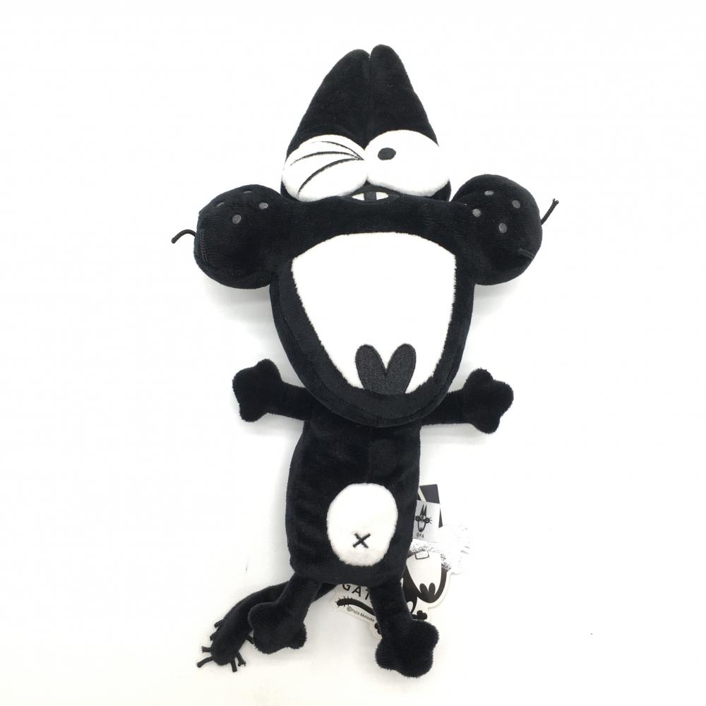 【新品】パーリーゲイツ ボールケース 黒×白 ニャロメ ぬいぐるみゴルフ PEARLY GATES