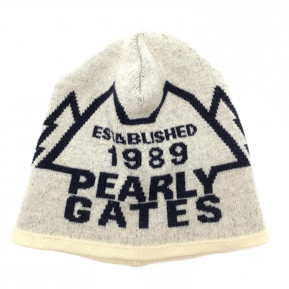 美品】パーリーゲイツ ニット帽 パーリーゲイツ PEARLY GATES 美品