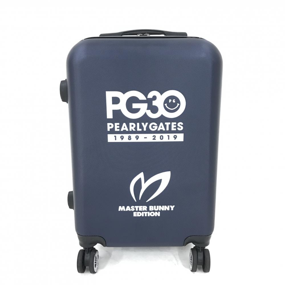 パーリーゲイツ×マスターバニー キャリーケース ネイビー×白 30周年ゴルフ PEARLY GATES