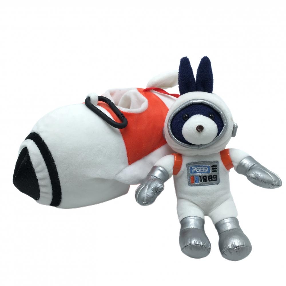 パーリーゲイツ★ぬいぐるみ★ボールケース パーリーゲイツ ボールケース 白×オレンジ 宇宙シリーズ ぬいぐるみ 紙