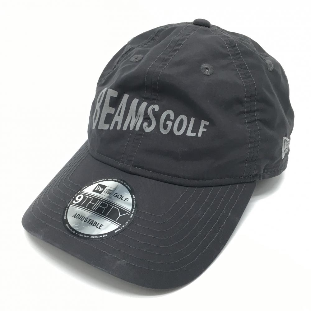 ビームスゴルフ×ニューエラ キャップ ダークグレー ロゴ刺しゅう  ゴルフウェア BEAMS GOLF