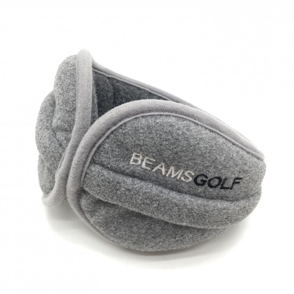 【超美品】ビームスゴルフ イヤーマフ グレー 耳当て  ゴルフウェア BEAMS GOLF