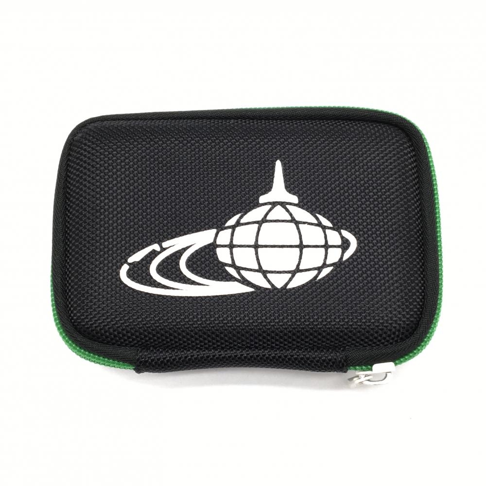 【美品】ビームスゴルフ ティーケース 黒×白 ポーチ 小物入れ ロゴゴルフ BEAMS GOLF