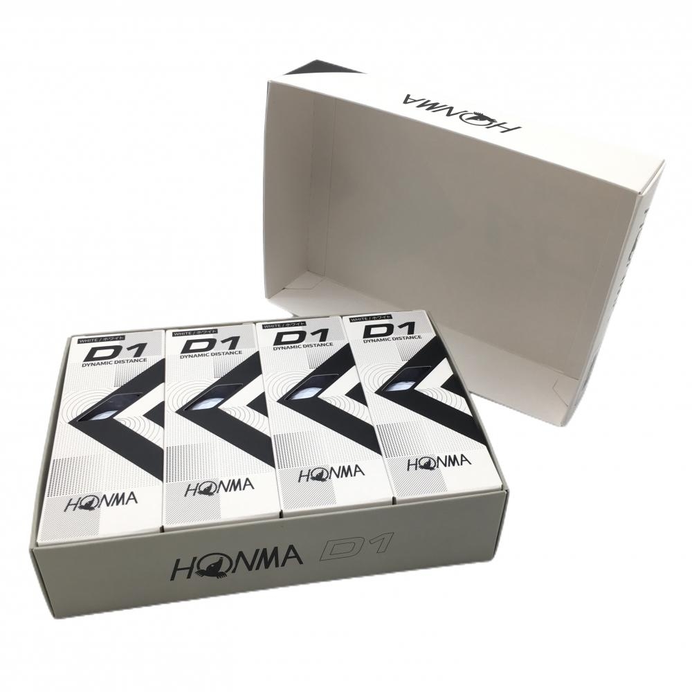 【新品】ホンマ ゴルフボール 白 1ダース 12球 ダイナミックディスタンス D1ゴルフ HONMA