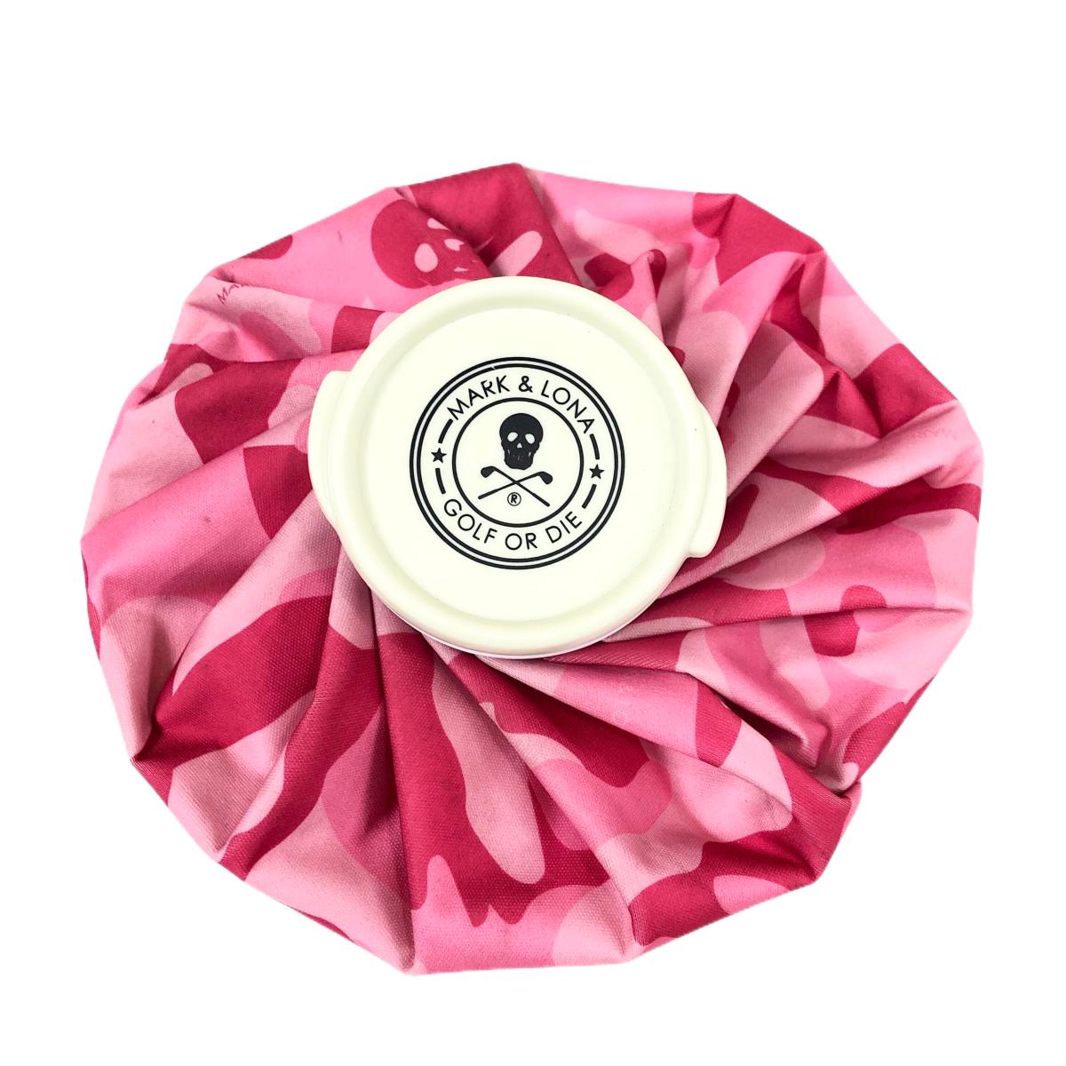 マークアンドロナ 氷嚢 ピンク カモフラ スカル アイスバッグ ゴルフ MARK＆LONA