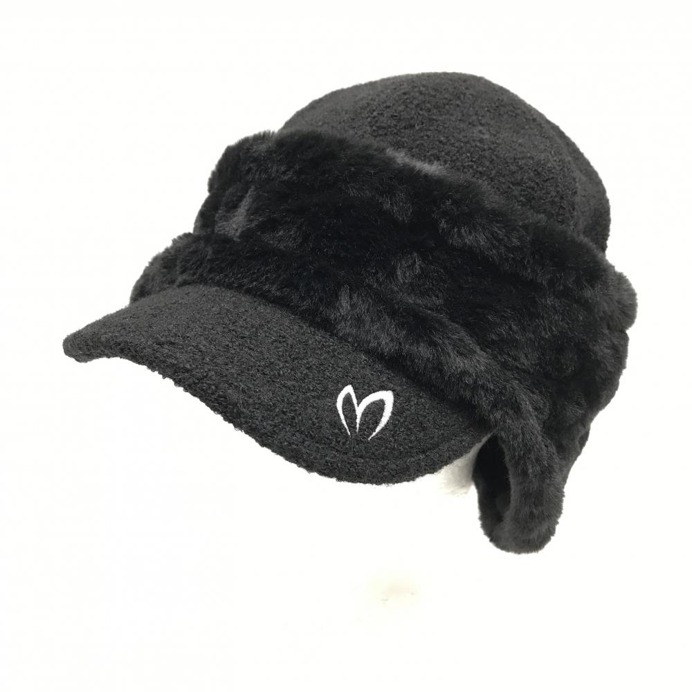 【超美品】マスターバニー 2WAYキャップ 黒 ロゴ刺しゅう FR  ゴルフウェア 2024年モデル MASTER BUNNY EDITION