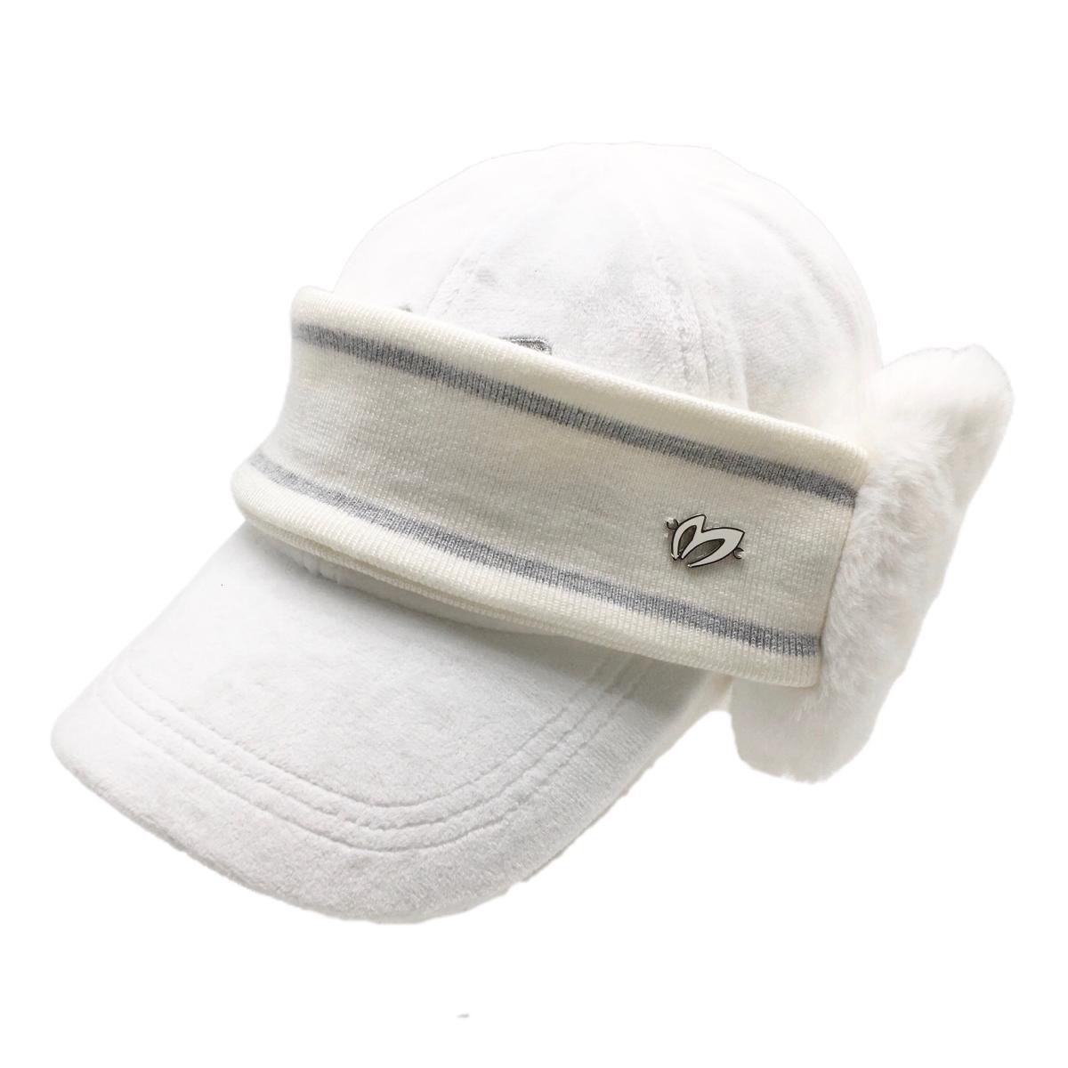 ホワイト ☆MASTER BUNNY☆ 韓国 ボンボンキャップ ボンボンキャップ