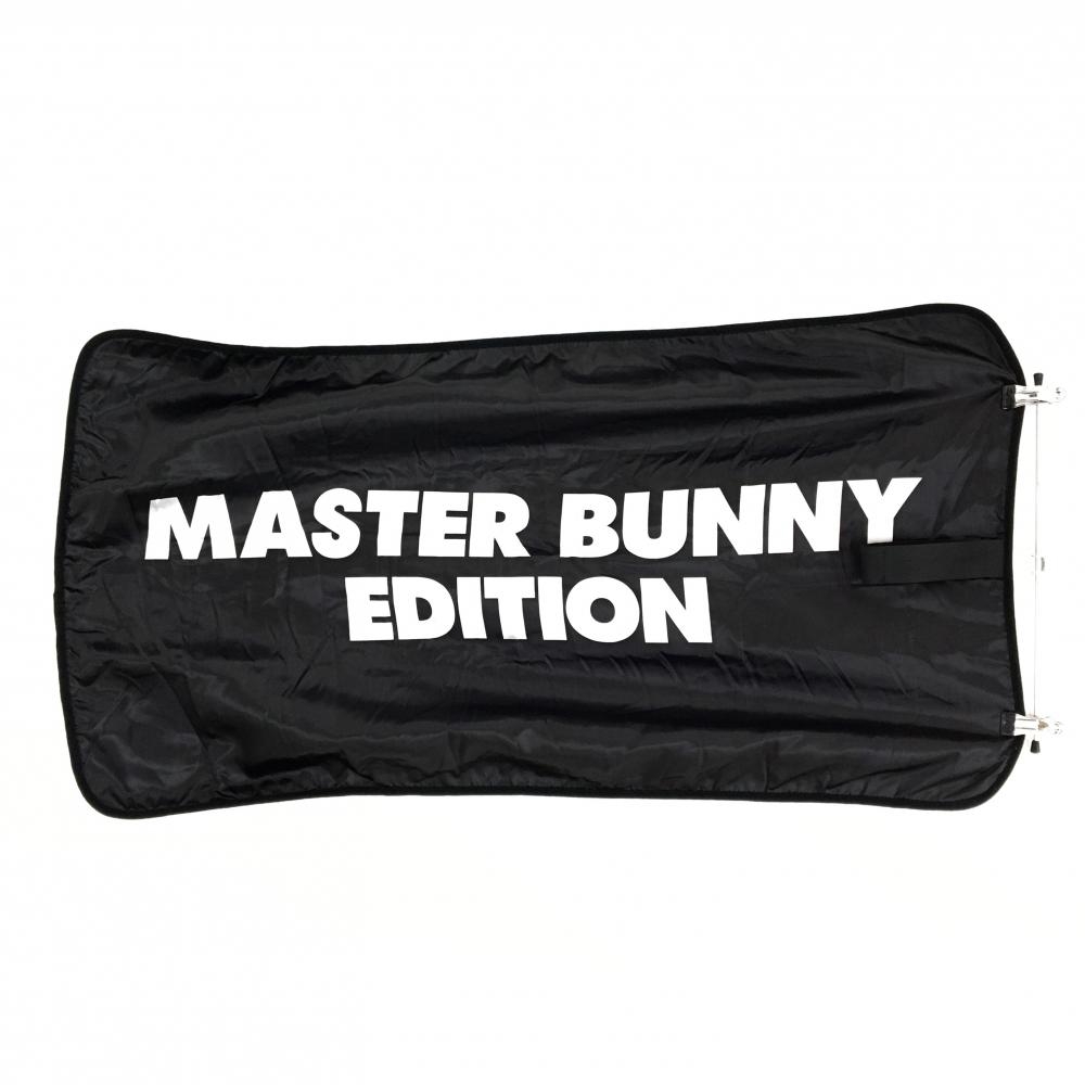 マスターバニー ブランケット 黒×白 裏ボア 非売品 ゴルフ MASTER BUNNY EDITION
