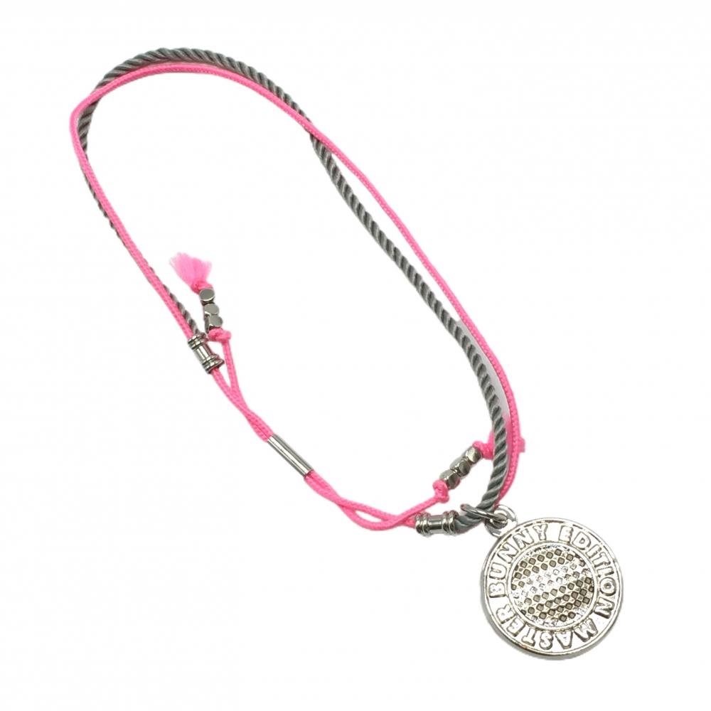 【超美品】マスターバニー マーカー シルバー×ピンク アンクレット ゴルフ MASTER BUNNY EDITION