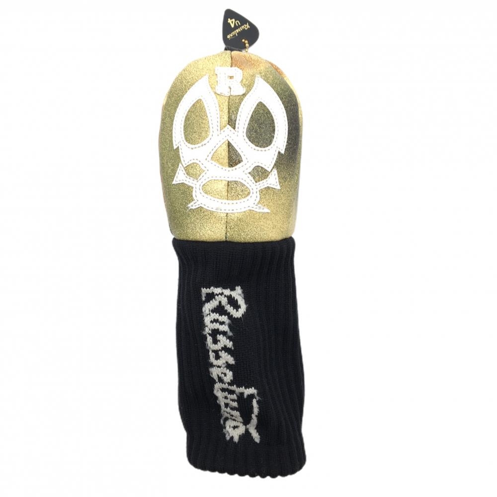 ラッセルノ ヘッドカバー(UT) ベージュ×カーキ ルチャマスクゴルフ RUSSELUNO