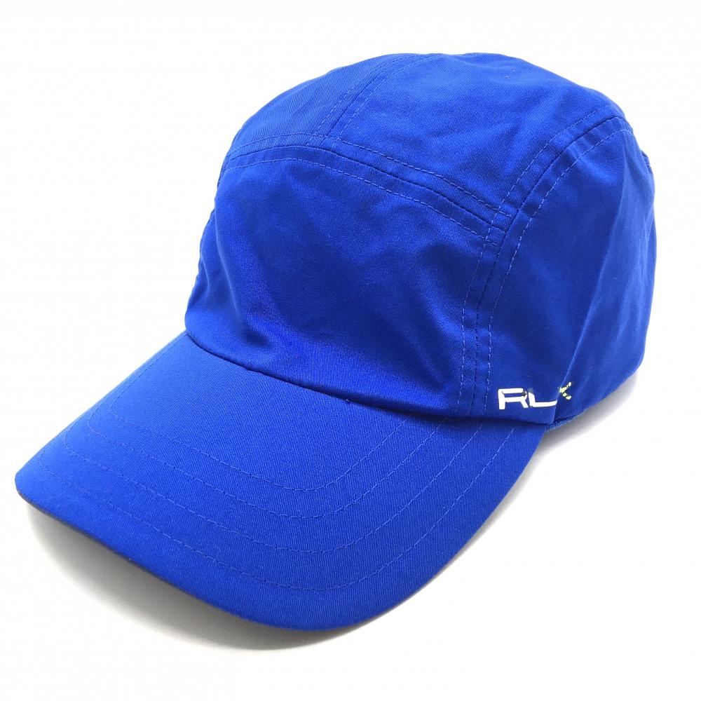 RLXラルフローレン キャップ ブルー ロゴプリント  ONE SIZE  ゴルフウェア Ralph Lauren
