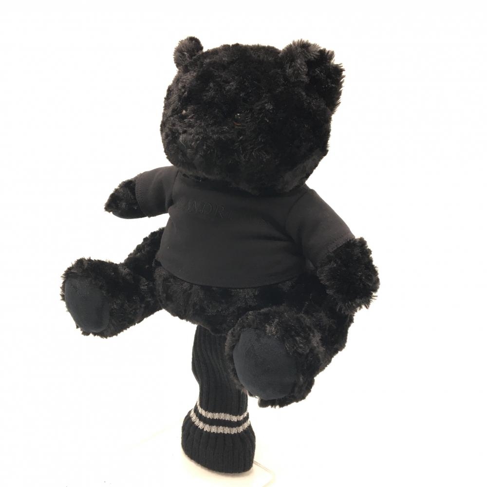 【超美品】セントアンドリュース ヘッドカバー(DR) 黒 ベア ドライバー ぬいぐるみゴルフ St ANDREWS