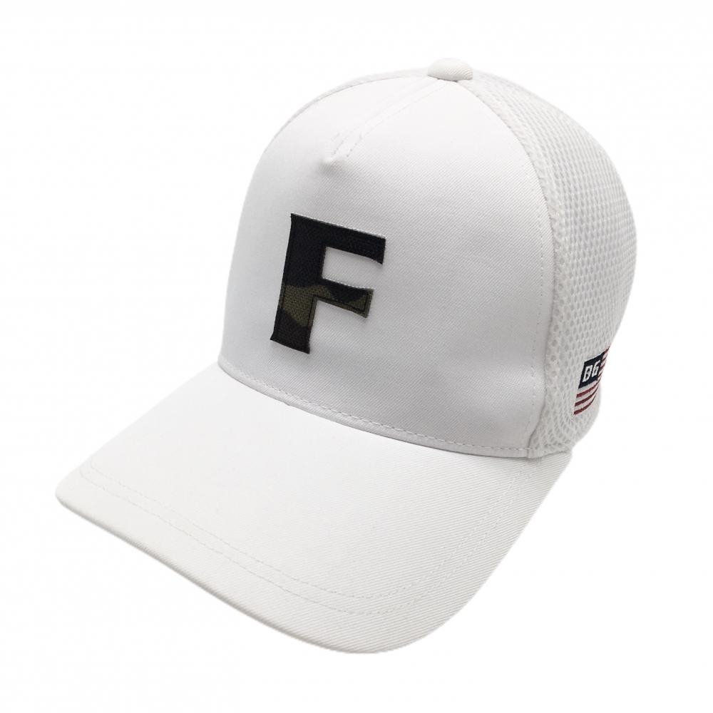 【超美品】ブリーフィング キャップ 白 星条旗 FREE  ゴルフウェア BRIEFING