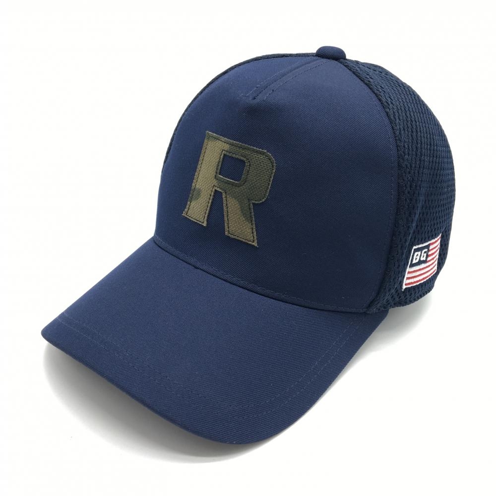 【超美品】ブリーフィング キャップ ネイビー 星条旗 R FREE  ゴルフウェア BRIEFING