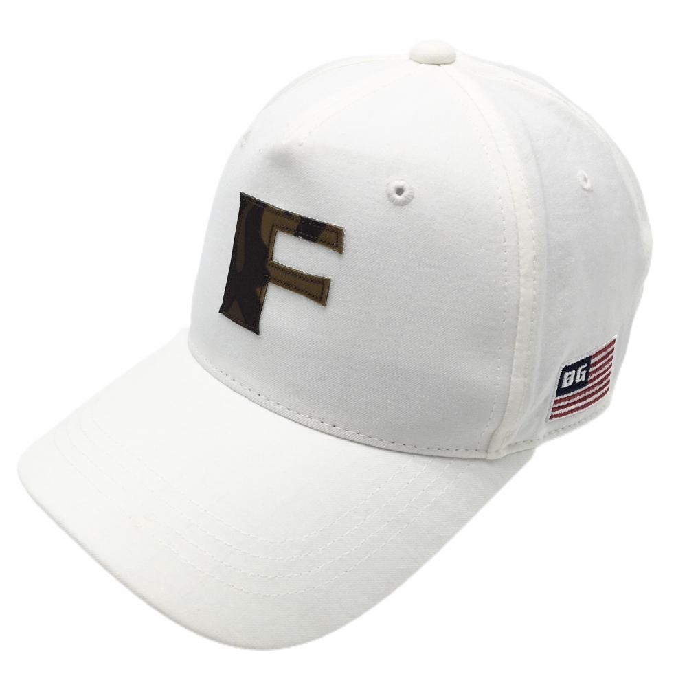 ブリーフィング キャップ 白 フロントロゴ  FREE  ゴルフウェア BRIEFING