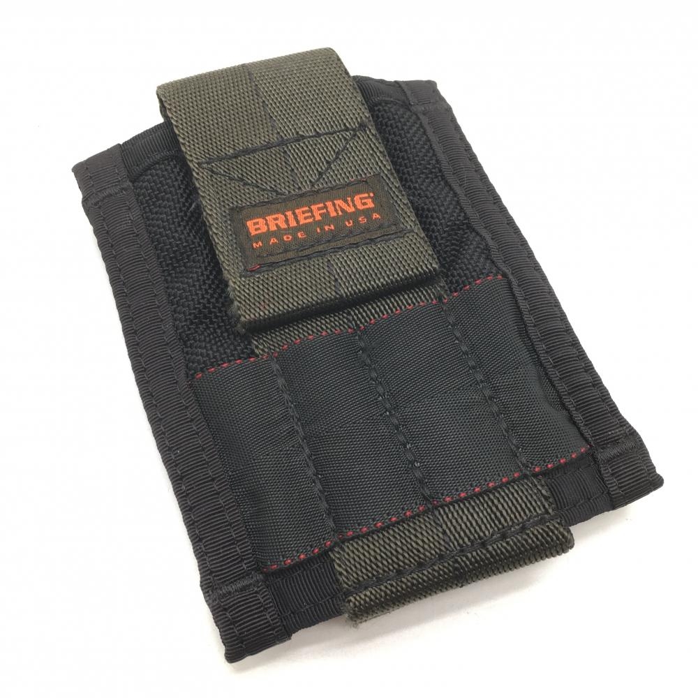 ブリーフィング ボールケース カーキ×黒 ロゴワッペンゴルフ BRIEFING