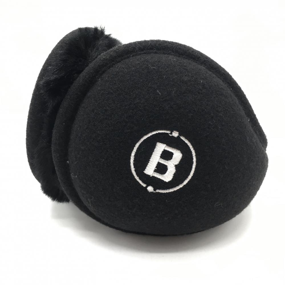 【超美品】ブリーフィング イヤーマフ 黒×白 内側ボア  ゴルフウェア BRIEFING