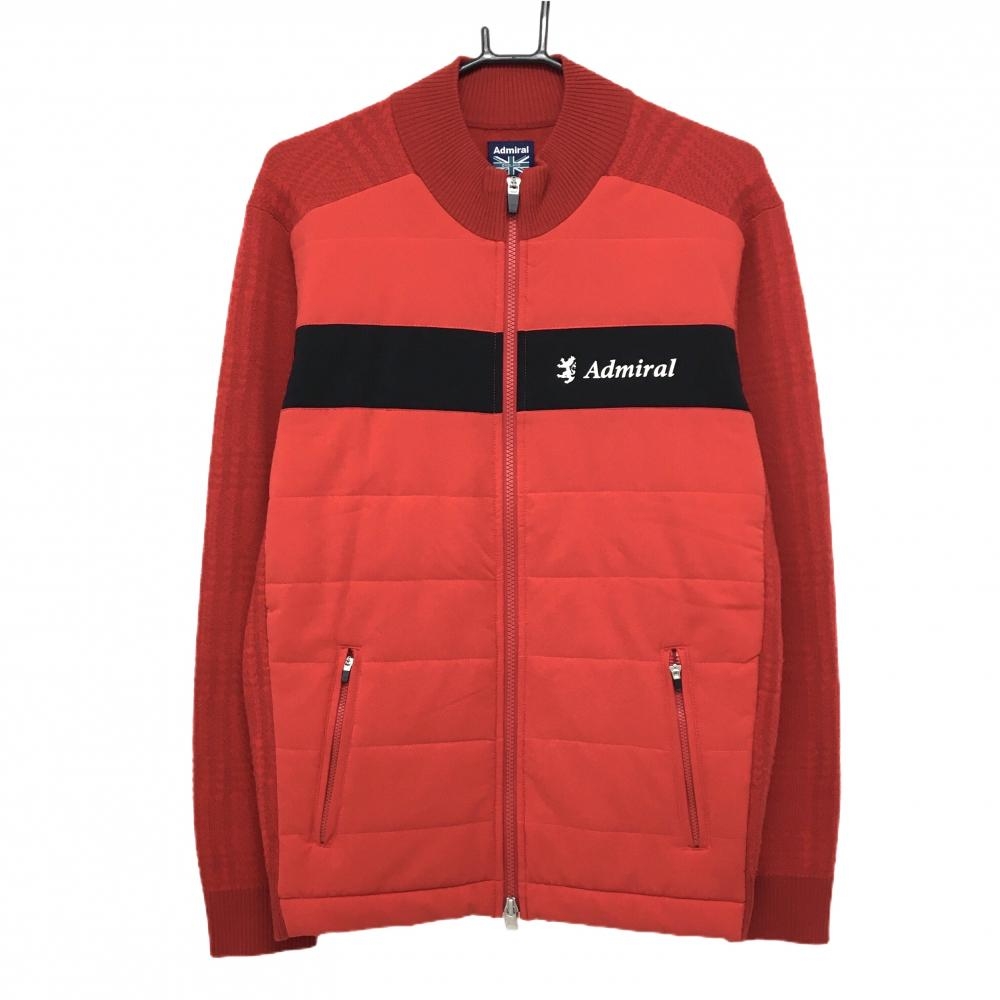 CLUNK クランク　中綿　ニット　ゴルフ　ジャケット　レッド サイズ　M CLUNK クランク 中綿 ニット ゴルフ ジャケット レッド サイズ M