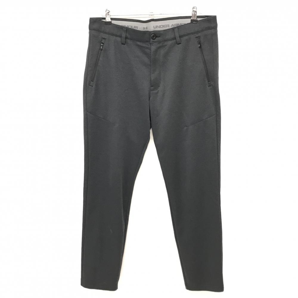アンダーアーマー パンツ ダークグレー 表微起毛  メンズ XXL ゴルフウェア 大きいサイズ UNDER ARMOUR