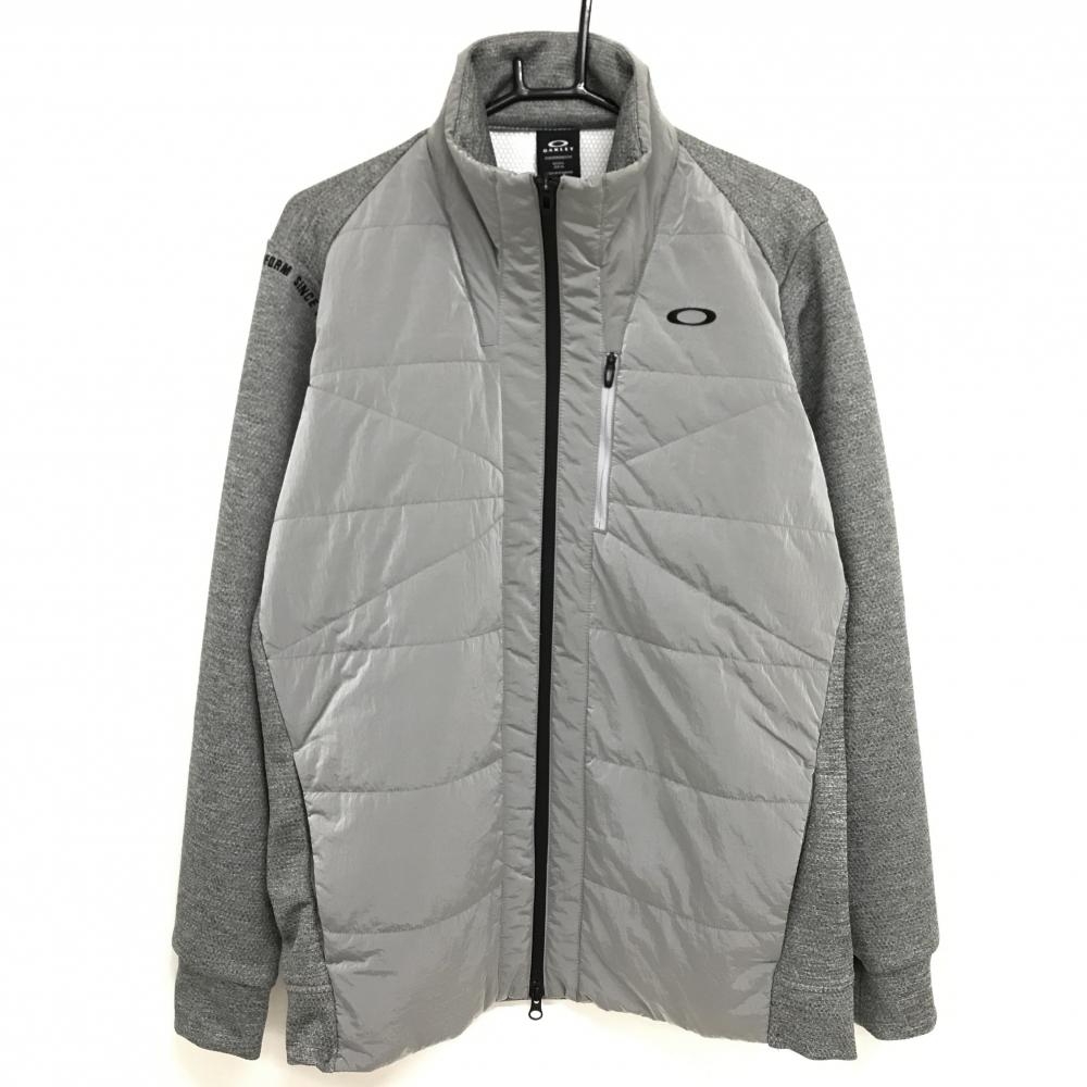 【超美品】オークリー 中綿ジャケット 杢グレー 前身ごろ中綿  メンズ XL ゴルフウェア 2023年モデル Oakley