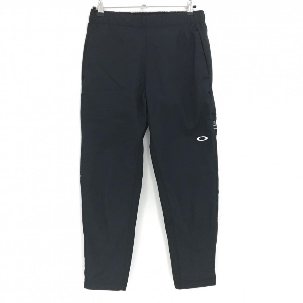 【超美品】オークリー パンツ 黒 保温性 撥水 ストレッチ 背面裏微起毛  メンズ M ゴルフウェア Oakley