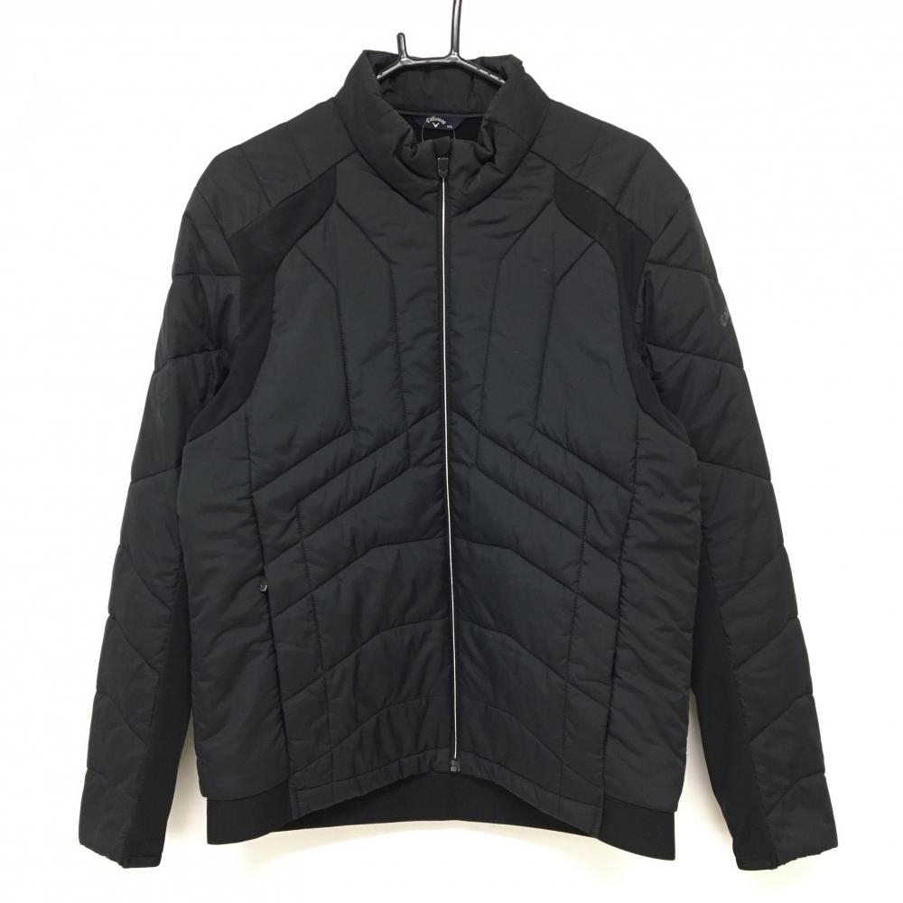 キャロウェイ 中綿ジャケット 黒 裾一部ゴム 韓国モデル メンズ 105 ゴルフウェア Callaway