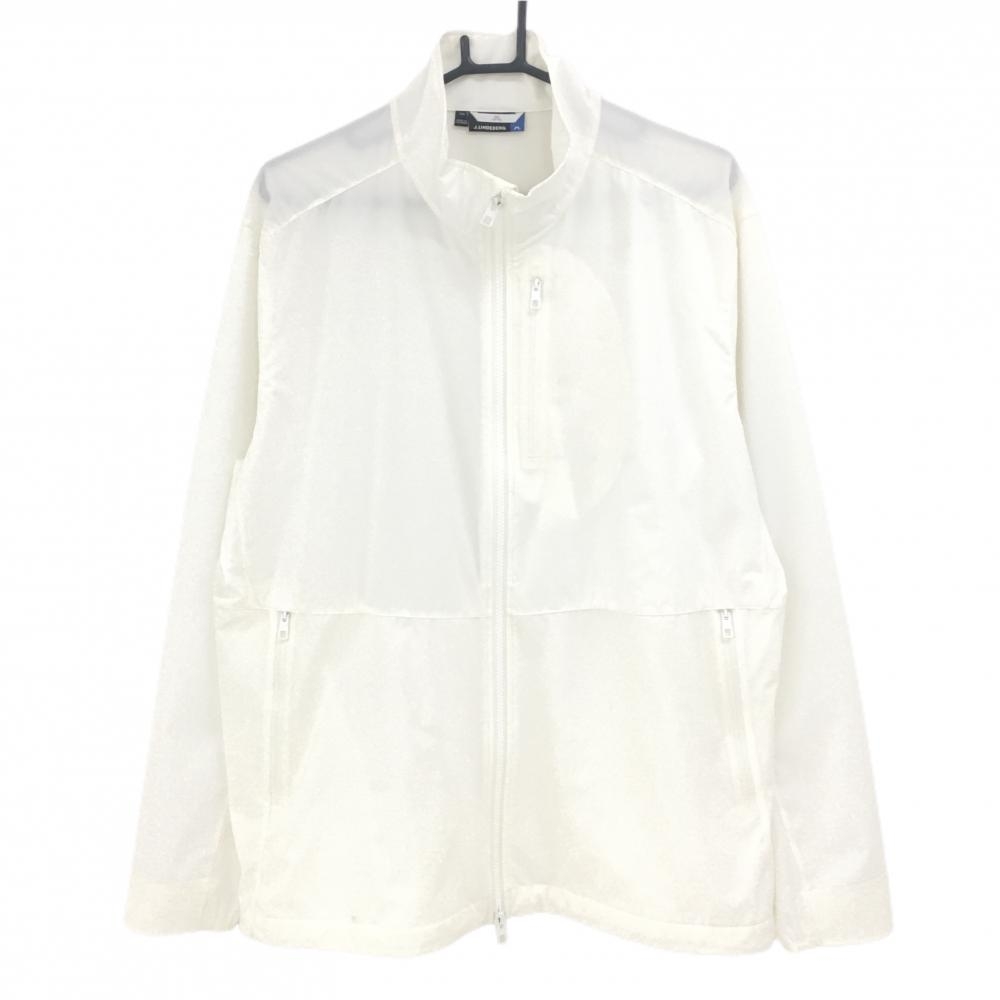 ジェイリンドバーグ ジャケット アイボリー 薄手 メンズ XXL ゴルフウェア J．LINDEBERG