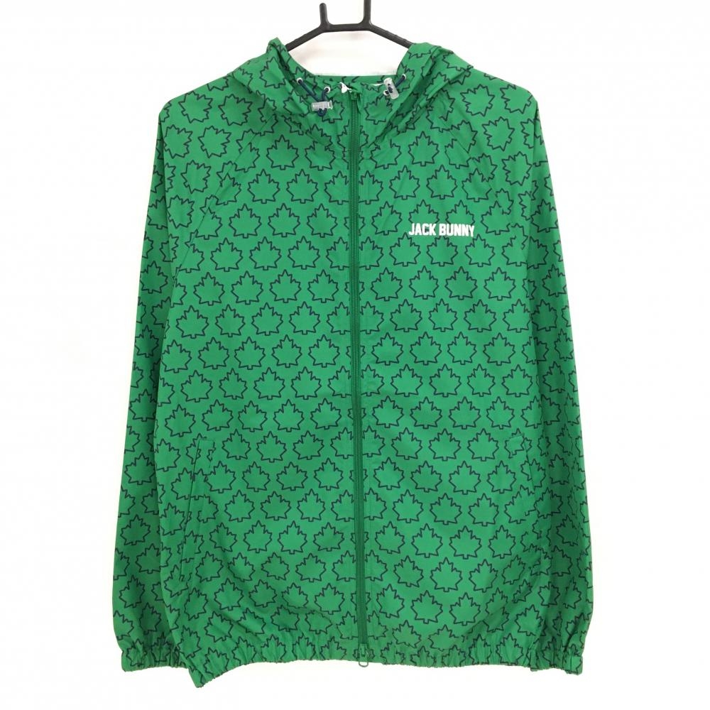 Jack Bunny!!（ジャックバニー）ゴルフブルゾン/5/ネイビー×グリーン Jack Bunny!!（ジャックバニー）ゴルフブルゾン/5/ネイビー