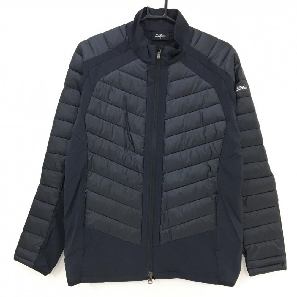 Titleist ゴルフジャケットメンズ ジップアップジャケット 新品未使用 Titleist ゴルフジャケット 黒 ステイドライ スポーツ Titleist