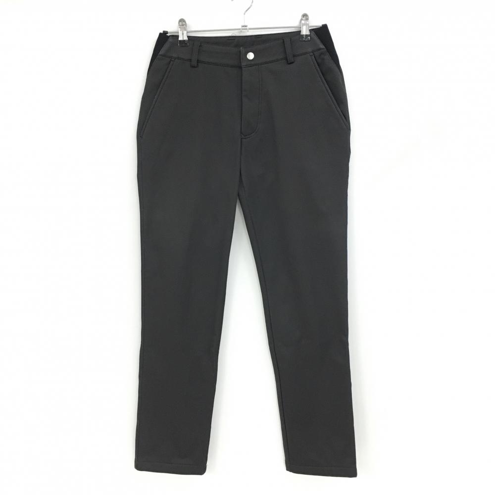 タイトリスト パンツ ダークグレー×黒 ヘリンボーン 裏起毛 メンズ M ゴルフウェア TITLEIST