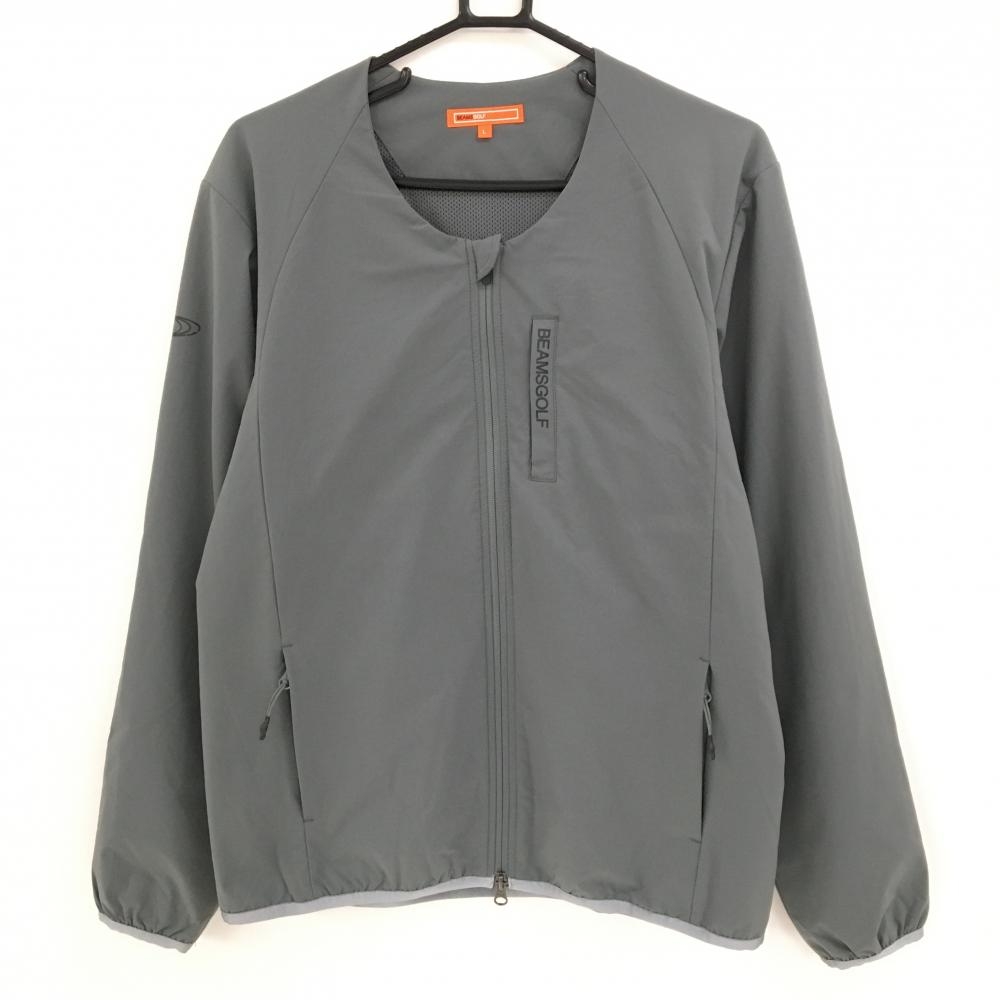 【超美品】ビームスゴルフ 中綿ジャケット グレー 裏地メッシュ  メンズ L ゴルフウェア BEAMS GOLF