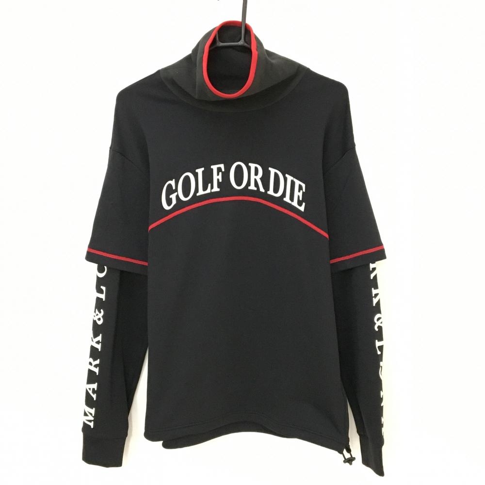 マークアンドロナ ゴルフ 長袖インナーシャツ ブラック UVカット 新品未使用 マークアンドロナ ゴルフ 長袖インナーシャツ ブラック UVカット