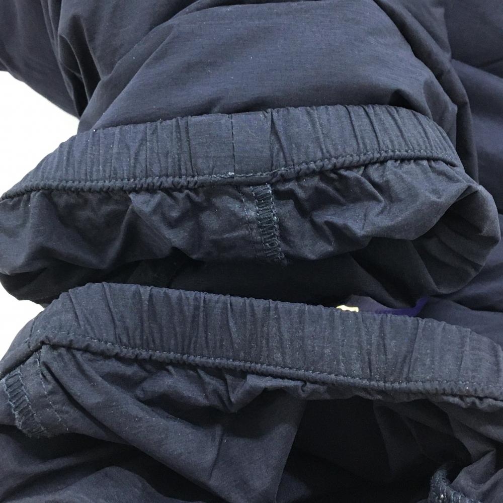 美品】マークアンドロナ ダウンパンツ ネイビー×ブルーパープル系 裾