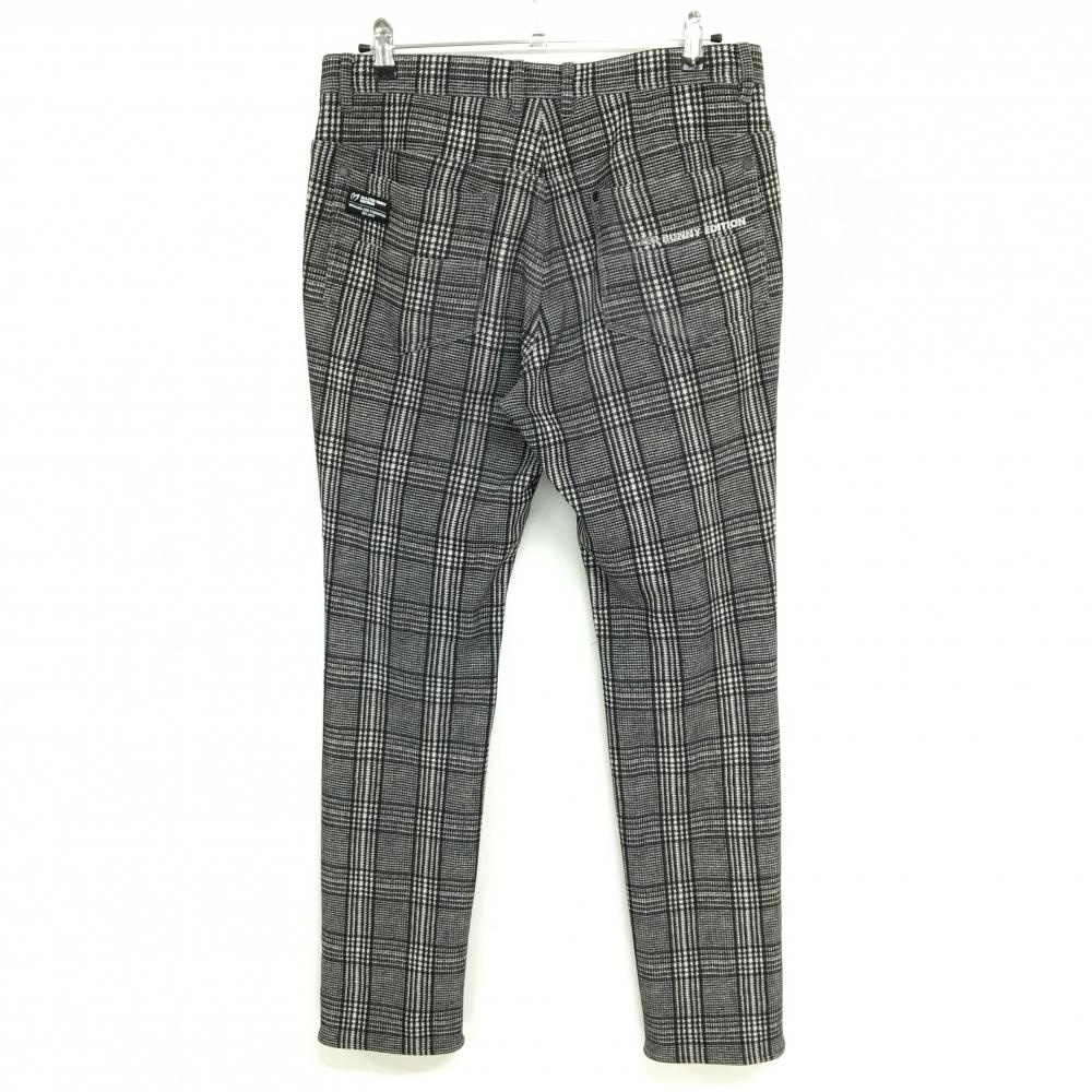 マスターバニー パンツ グレー×黒 チェック 裏起毛 メンズ 5(L) ゴルフ